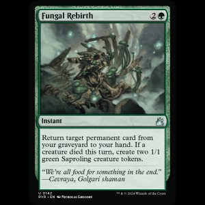 MTG Fungal Rebirth Ravnica Remastered rvr#142