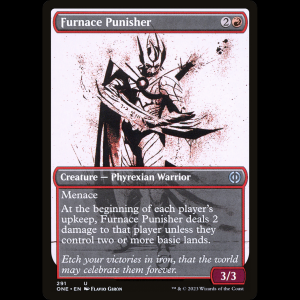 MTG Castigadora del Horno (Furnace Punisher) Phyrexia: All Will Be One one#291