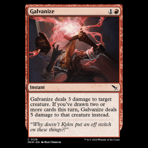MTG Galvanize Murders at Karlov Manor mkm#128