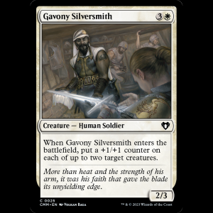 MTG Gavony Silversmith Commander Masters cmm#25