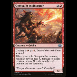 MTG Gempalm Incinerator Dominaria Remastered dmr#122
