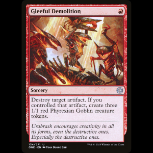 MTG Demolición jubilosa (Gleeful Demolition) Phyrexia: All Will Be One one#134