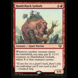 MTG Hamletback Goliath Commander 2015 c15#156