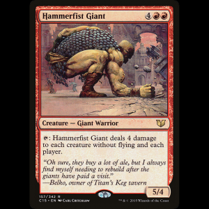 MTG Hammerfist Giant Commander 2015 c15#157