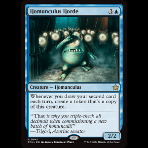 MTG Homunculus Horde Foundations fdn#41