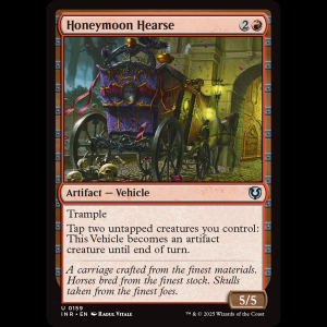 MTG Honeymoon Hearse Innistrad Remastered inr#159