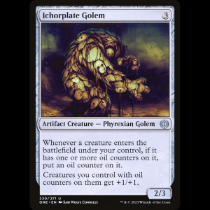 MTG Gólem icorazado (Ichorplate Golem) Phyrexia: All Will Be One one#230