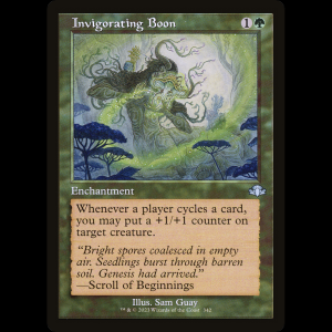 MTG Invigorating Boon Dominaria Remastered dmr#342