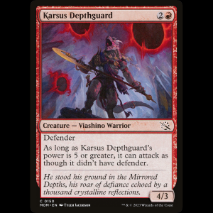 MTG Karsus Depthguard March of the Machine mom#150