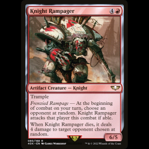 MTG Knight Rampager Warhammer 40,000 Commander 40k#80