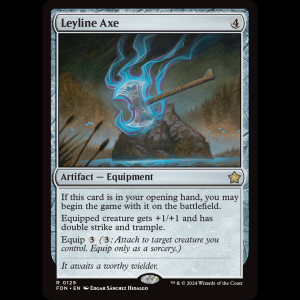 MTG Leyline Axe Foundations fdn#129