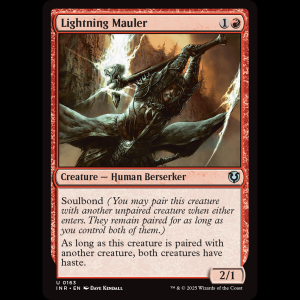 MTG Lightning Mauler Innistrad Remastered inr#163