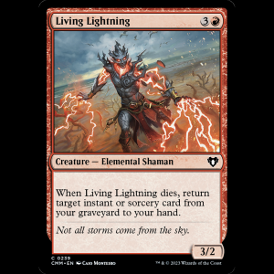 MTG Living Lightning Commander Masters cmm#239