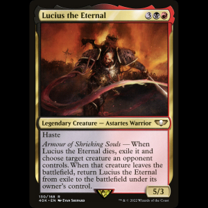 MTG Lucius the Eternal Warhammer 40,000 Commander 40k#130