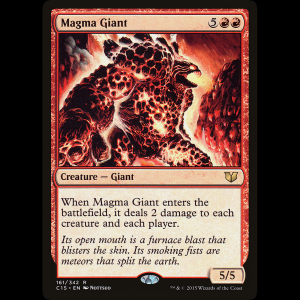 MTG Magma Giant Commander 2015 c15#161