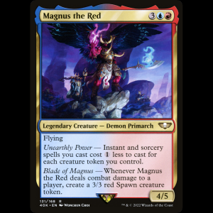 MTG Magnus the Red Warhammer 40,000 Commander 40k#131