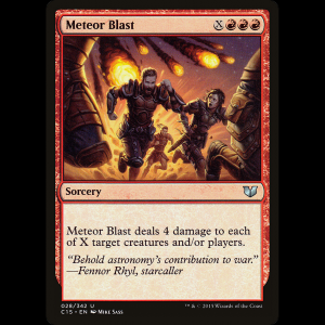 MTG Meteor Blast Commander 2015 c15#28