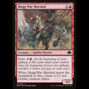 MTG Mogg War Marshal Dominaria Remastered dmr#131