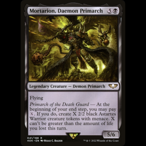 MTG Mortarion, Daemon Primarch Warhammer 40,000 Commander 40k#41