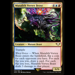 MTG Mutalith Vortex Beast Warhammer 40,000 Commander 40k#134