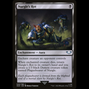 MTG Nurgle's Rot Warhammer 40,000 Commander 40k#45