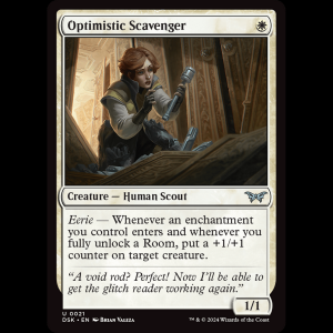 MTG Optimistic Scavenger Duskmourn: House of Horror dsk#21