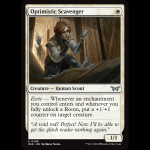 MTG Optimistic Scavenger Duskmourn: House of Horror dsk#288