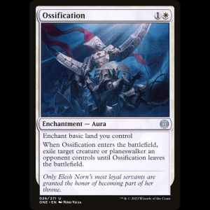 MTG Osificación (Ossification) Phyrexia: All Will Be One one#26