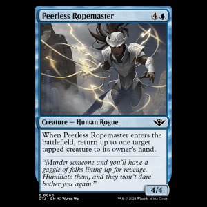 MTG Maestra del lazo sin par (Peerless Ropemaster) Outlaws of Thunder Junction otj#60