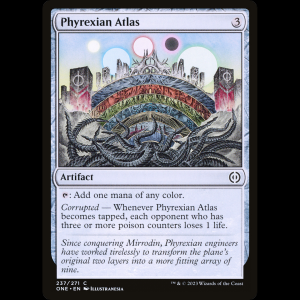 MTG Atlas pirexiano (Phyrexian Atlas) Phyrexia: All Will Be One one#237