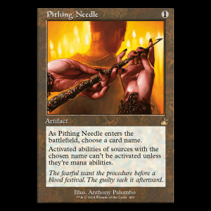 MTG Pithing Needle Ravnica Remastered rvr#463