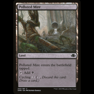 MTG Polluted Mire Dominaria Remastered dmr#253