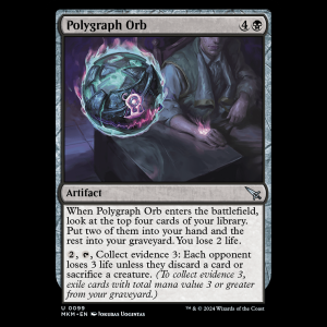 MTG Polygraph Orb Murders at Karlov Manor mkm#99