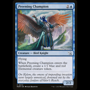 MTG Preening Champion March of the Machine mom#73