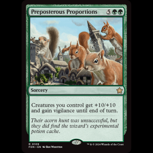 MTG Preposterous Proportions Foundations fdn#109