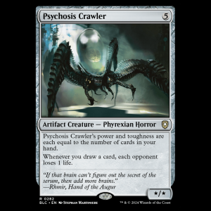 MTG Psychosis Crawler Bloomburrow Commander blc#282