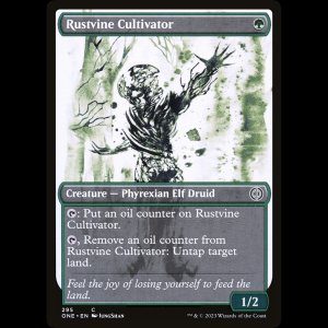 MTG Cultivador de oxihiedra (Rustvine Cultivator) Phyrexia: All Will Be One one#295