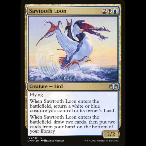 MTG Sawtooth Loon Dominaria Remastered dmr#199