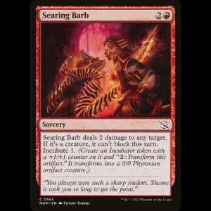 MTG Searing Barb March of the Machine mom#163