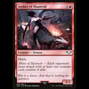 MTG Seeker of Slaanesh Warhammer 40,000 Commander 40k#85