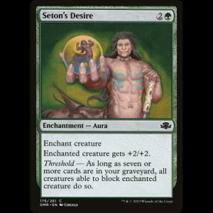 MTG Seton's Desire Dominaria Remastered dmr#176