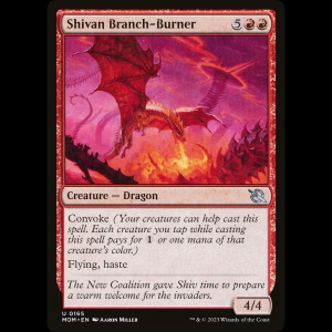 MTG Shivan Branch-Burner March of the Machine mom#165