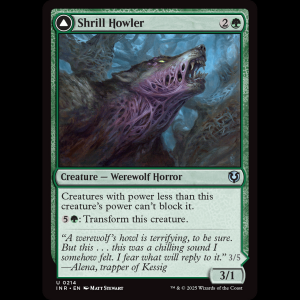 MTG Shrill Howler // Howling Chorus Innistrad Remastered inr#214