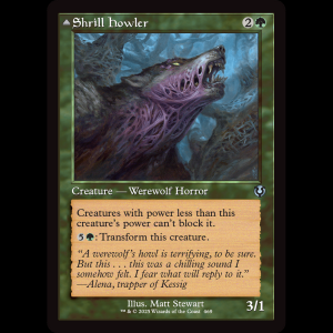 MTG Shrill Howler // Howling Chorus Innistrad Remastered inr#469