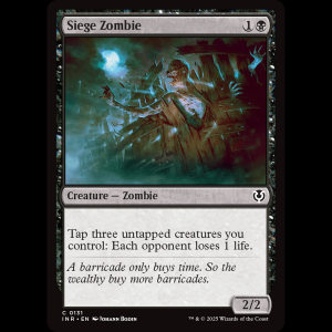 MTG Siege Zombie Innistrad Remastered inr#131
