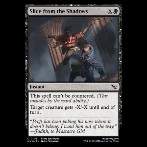 MTG Slice from the Shadows Murders at Karlov Manor mkm#103