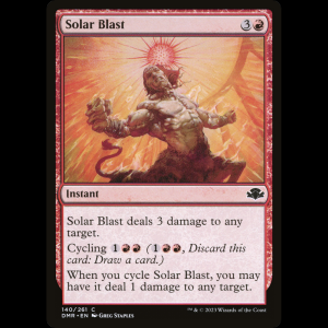 MTG Solar Blast Dominaria Remastered dmr#140