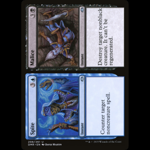 MTG Spite // Malice Dominaria Remastered dmr#208