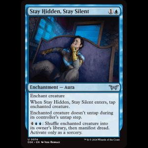 MTG Stay Hidden, Stay Silent Duskmourn: House of Horror dsk#74