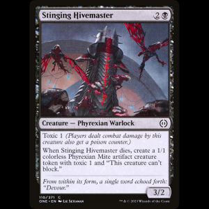 MTG Stinging Hivemaster Phyrexia: All Will Be One one#110